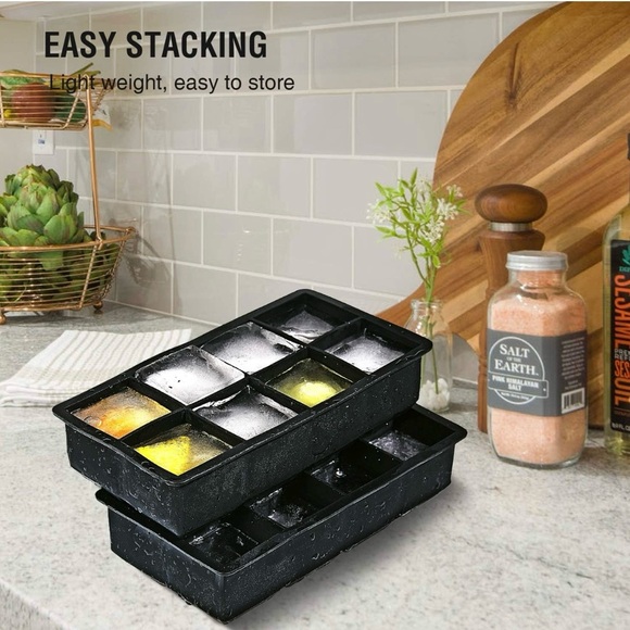 Bangp Clear Ice Cube Maker, Transparent Ice Cube Mold with Reusable Storage Bag - Picture 9 of 12